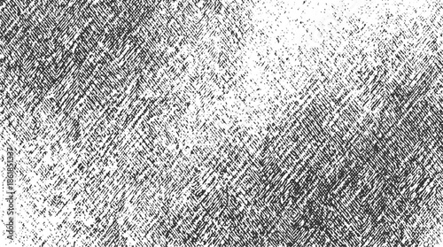 Black and white textured background with diagonal hatching and speckles abstract