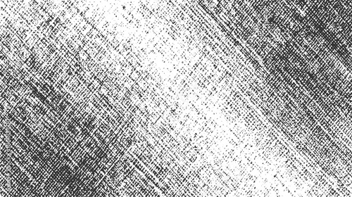 Black and white textured background with diagonal crisscross pattern and scattered dots