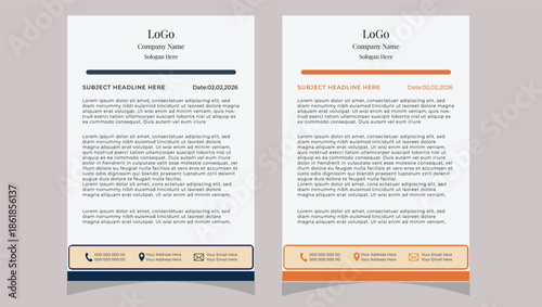 “Clean, professional and modern design for corporate branding and business identity.”