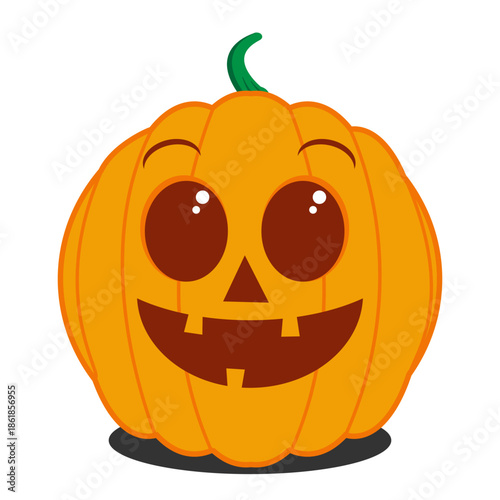 illustration of cute jack o lantern.eps