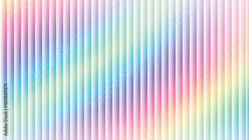 Glass ripple texture with dark gradient background and lilac light streaks. Futuristic distortion, moody abstract glow, reeded vertical blur. Vector illustration EPS