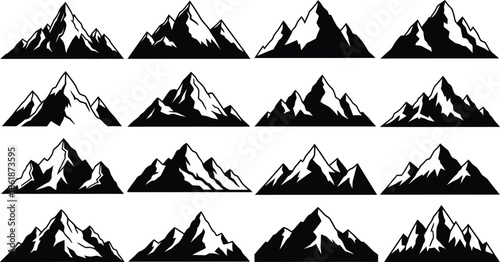 set of mountains