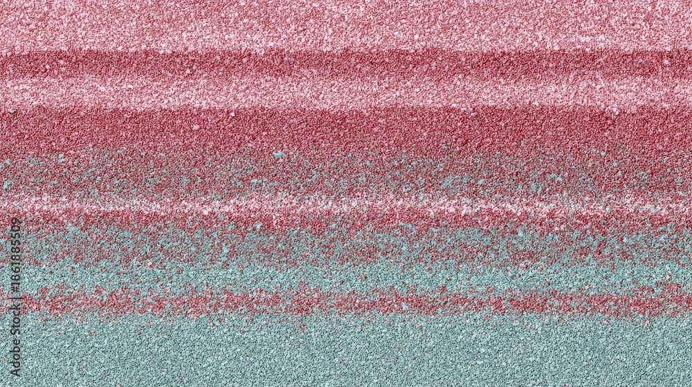 Fototapeta premium Textured Background of Vibrant Stripes in Shades of Red and Aqua for Modern Design Projects