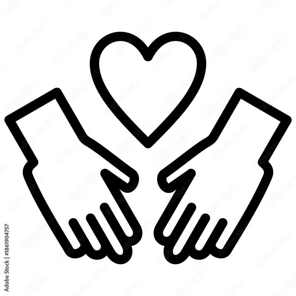 Obraz premium Human Rights Icon