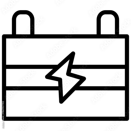 Drained Battery Icon
