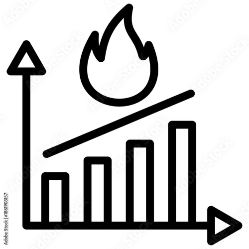 Burnup Chart Icon