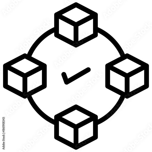 Blockchain Compliance Icon