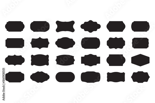 Black and white pillows on a leather armchair vector illustration isolated design set