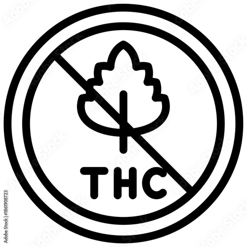 No Thc Icon
