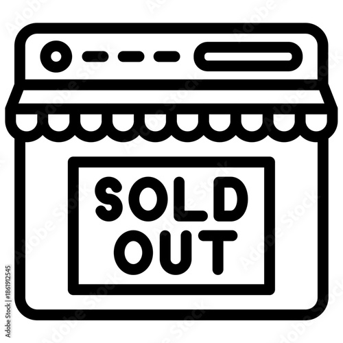 Sold Out Icon