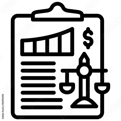 Balanced Budget Icon