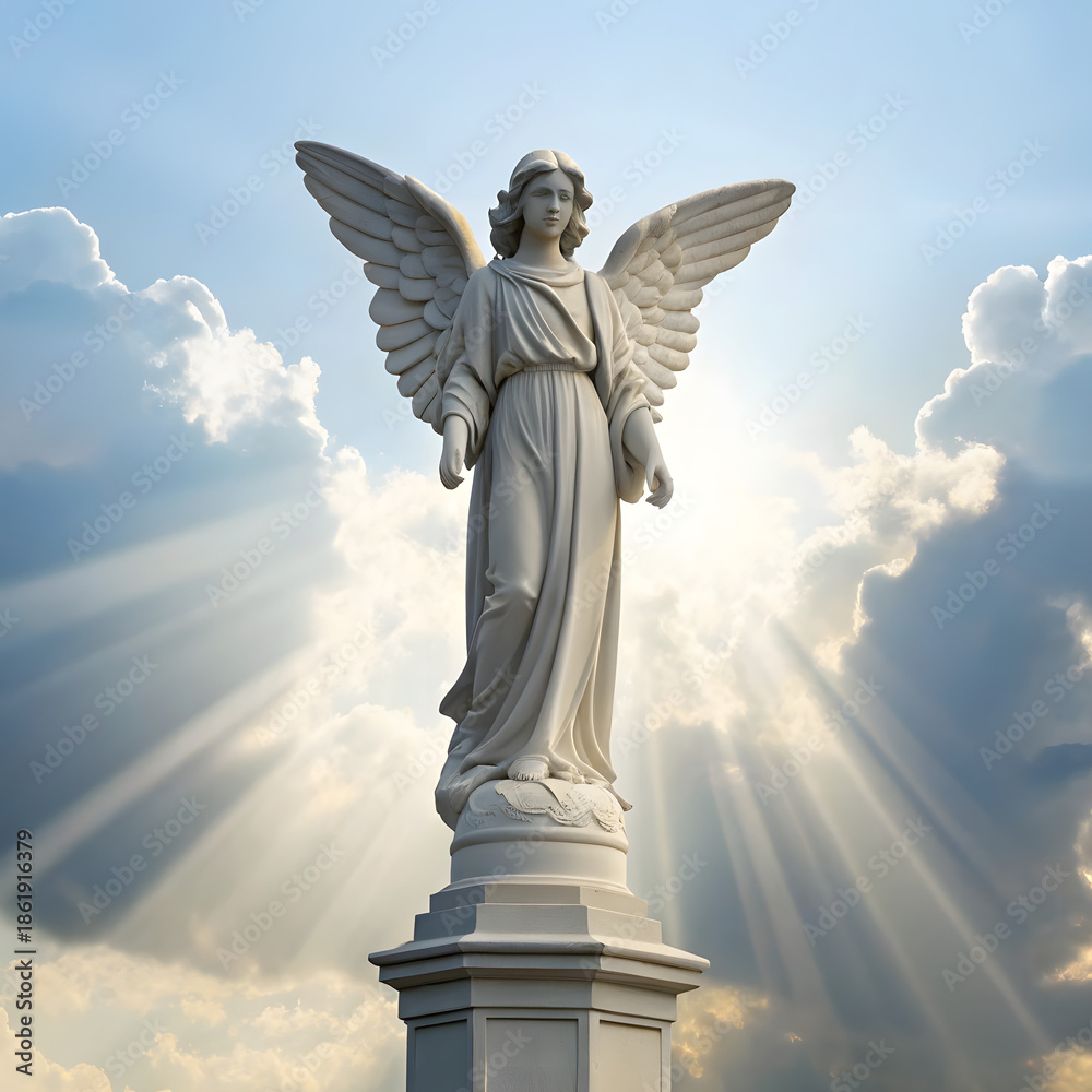 Fototapeta premium angel in the sky