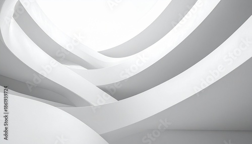 Futuristic abstract 3d background vector featuring digital geometric waves and light curve lines for a gray technology wallpaper illustration