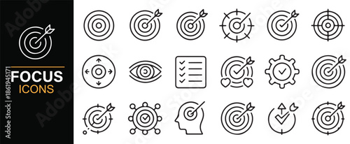 Editable focus outline icons for UI and strategy design