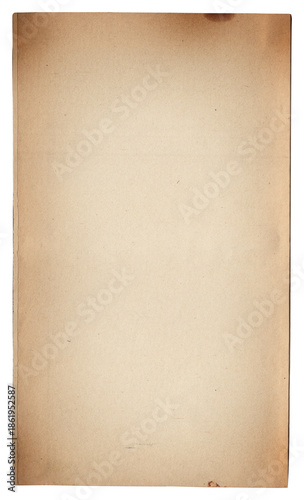 Vintage background of old ancient torn paper texture isolated