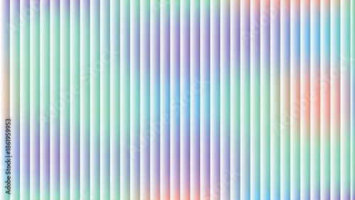 Glass ripple texture with dark gradient background and lilac light streaks. Futuristic distortion, moody abstract glow, reeded vertical blur. Vector illustration EPS