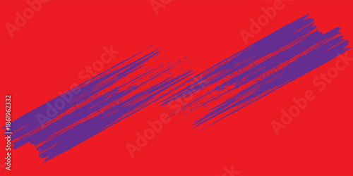 Red sports background design with purple abstract template. Sports players in various activities: soccer, basketball, baseball, tennis, rugby.