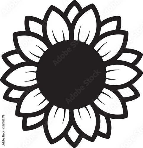 Sunflower Vector Icon Vector