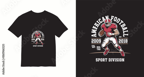 Football vector t-shirt design
