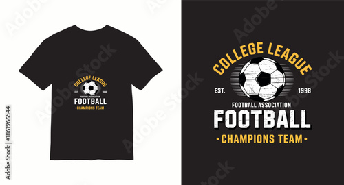 Soccer football vector t-shirt design