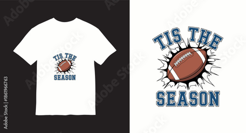 Football vector t-shirt design