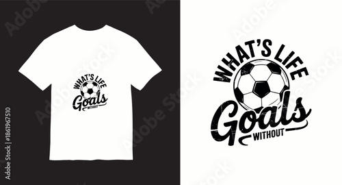 Soccer football vector t-shirt design