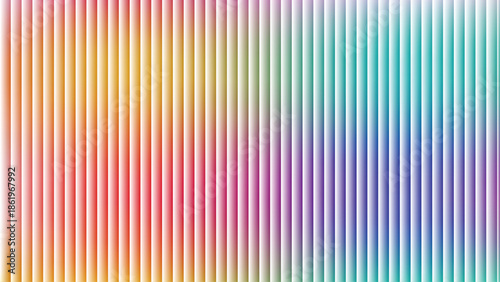 Glass ripple texture with dark gradient background and lilac light streaks. Futuristic distortion, moody abstract glow, reeded vertical blur. Vector illustration EPS