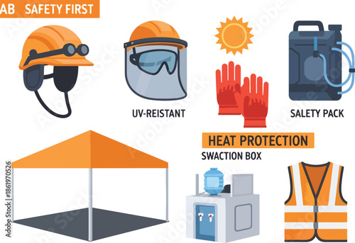 Safety First: Essential Gear for Heat Protection and Workplace Safety.