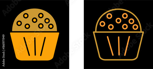 Chocolate Muffin Vector Icon