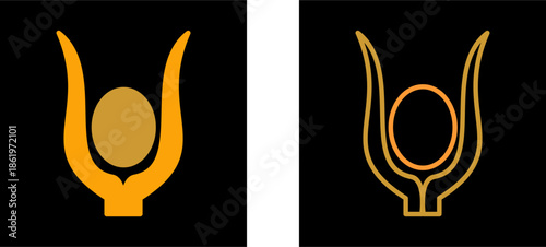 Egyptian god Vector Icon
