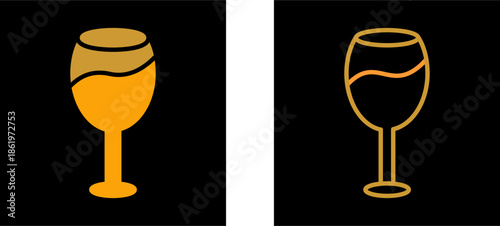 Wine Glass Vector Icon