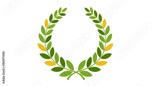 Laurel wreath icon representing achievement and victory
