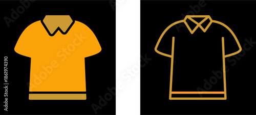 Polo Shirt Vector Icon