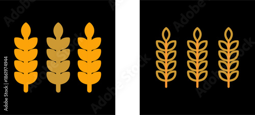 Wheat Vector Icon