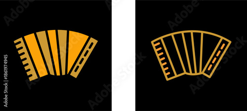 Accordion Vector Icon
