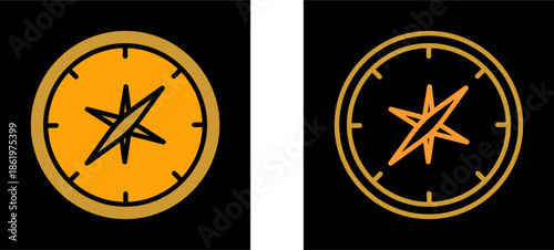 Compass Vector Icon