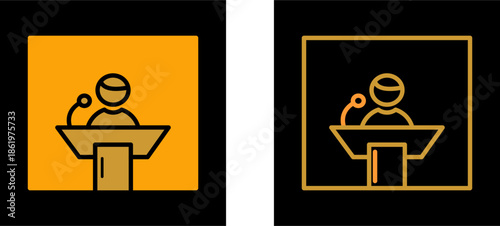 Candidate Banner Vector Icon