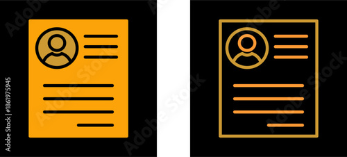 Candidate Results Vector Icon