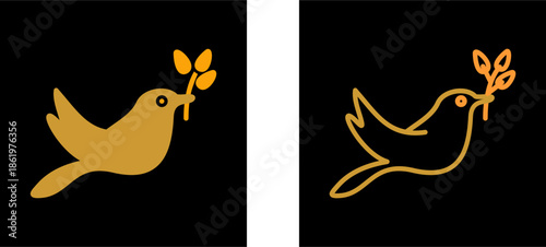 Cute Bird Vector Icon