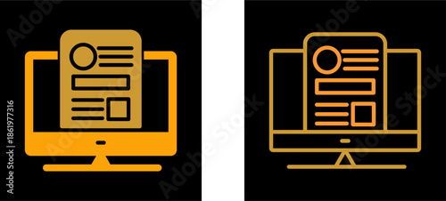 Content Production Vector Icon