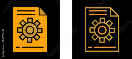 Content Management Vector Icon