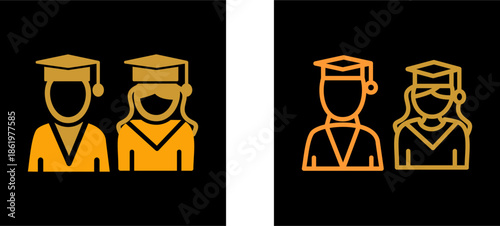 Graduates Vector Icon