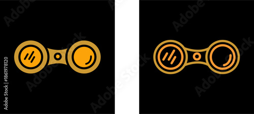 Binoculars Vector Icon