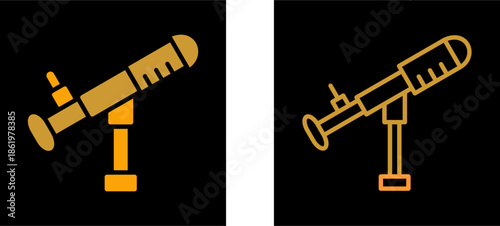 Telescope Vector Icon