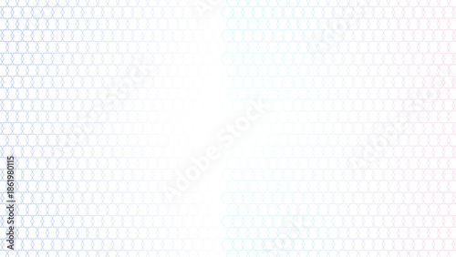 Symmetric Honeycomb Gradient Background - Modern Minimalist Geometric Texture for Tech, Web, and Digital Design