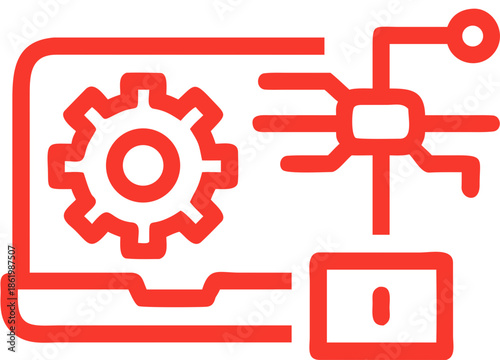 work automation svg icon