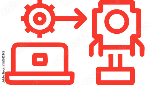 work automation svg icon