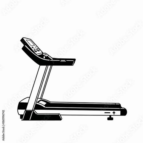 Professional treadmill machine for indoor cardio and fitness training