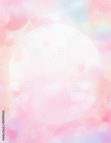 柔らかな光、春をイメージしたシンプルな背景、イラスト素材