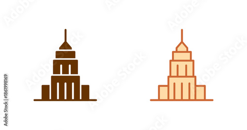 Historic Building Vector Icon